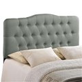 East End Imports Annabel King Fabric Headboard- Gray MOD-5158-GRY